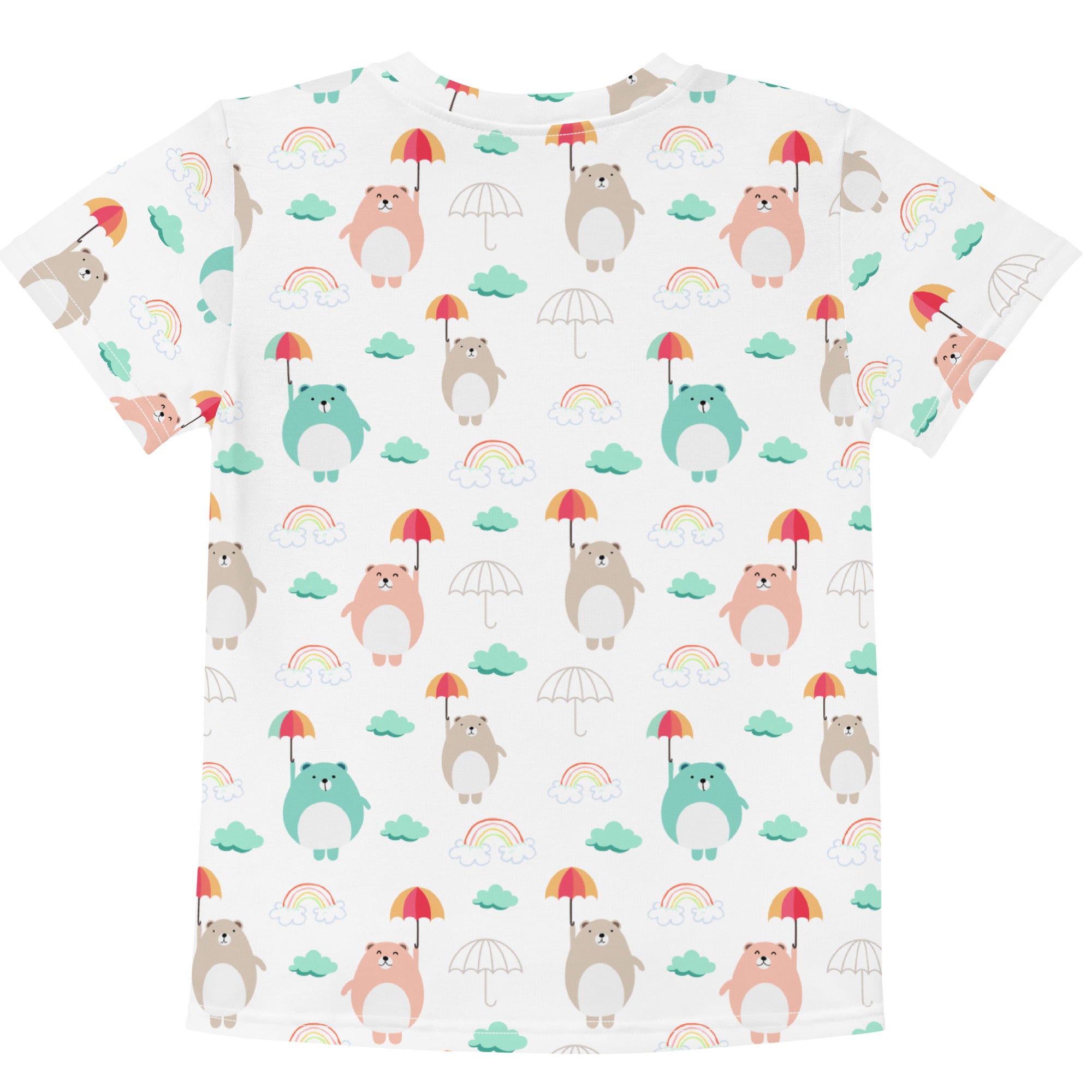 back side of the cute bear shirt for kids