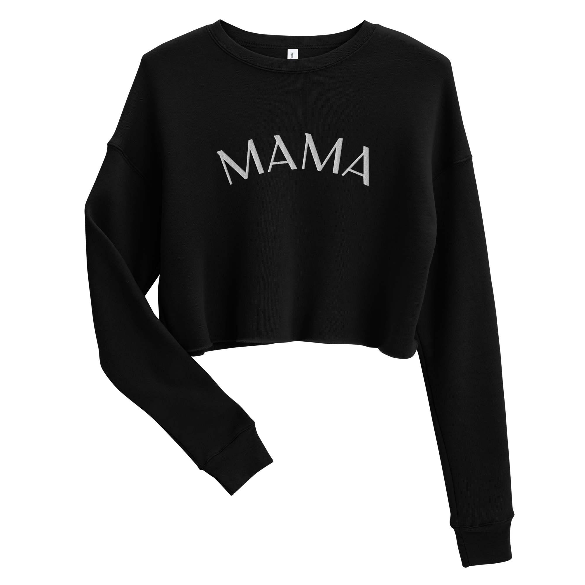 Women's mama sweatshirt in black
