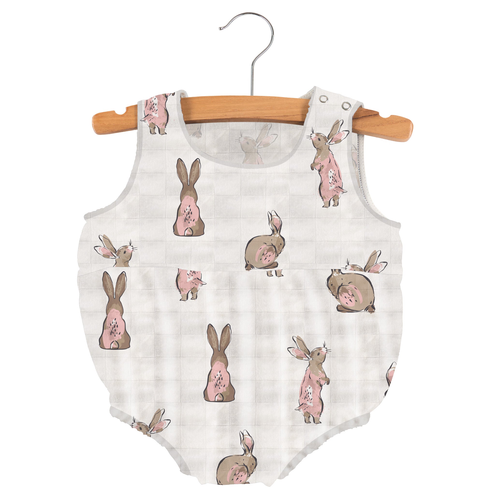 Mini bubble one piece with bunnies