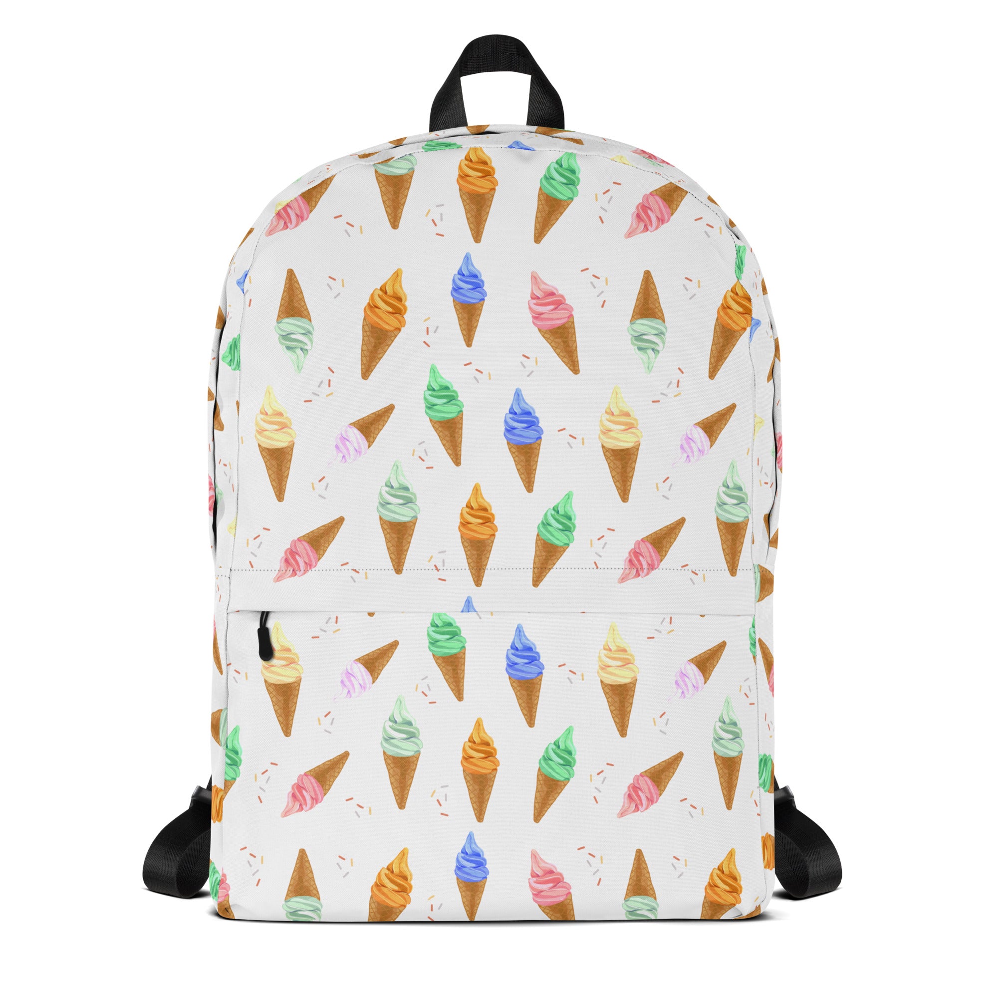 Kids backpack with ice cream cones