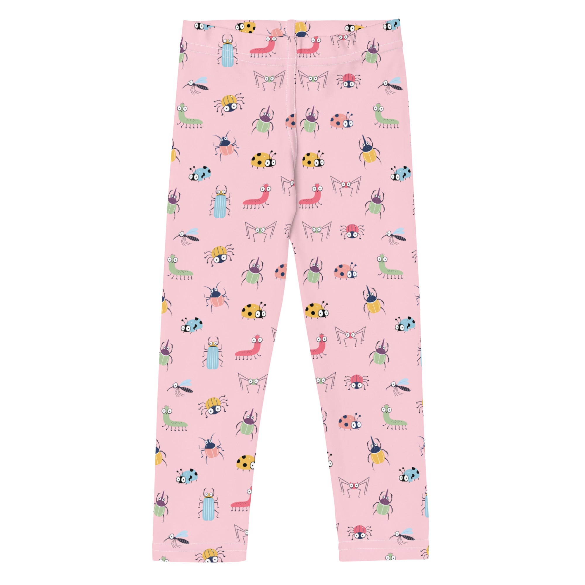 Cute pink leggings with insects 