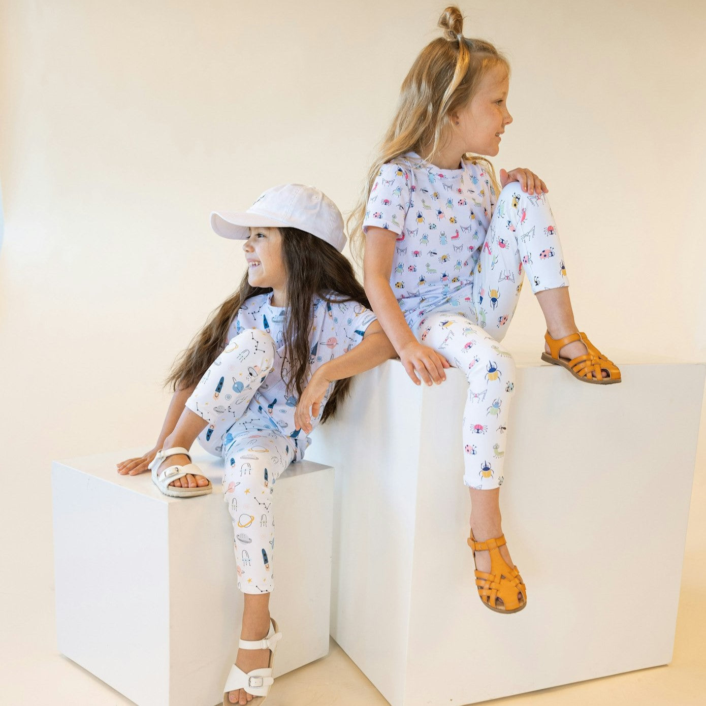 cute set of garden bugs and another one with space