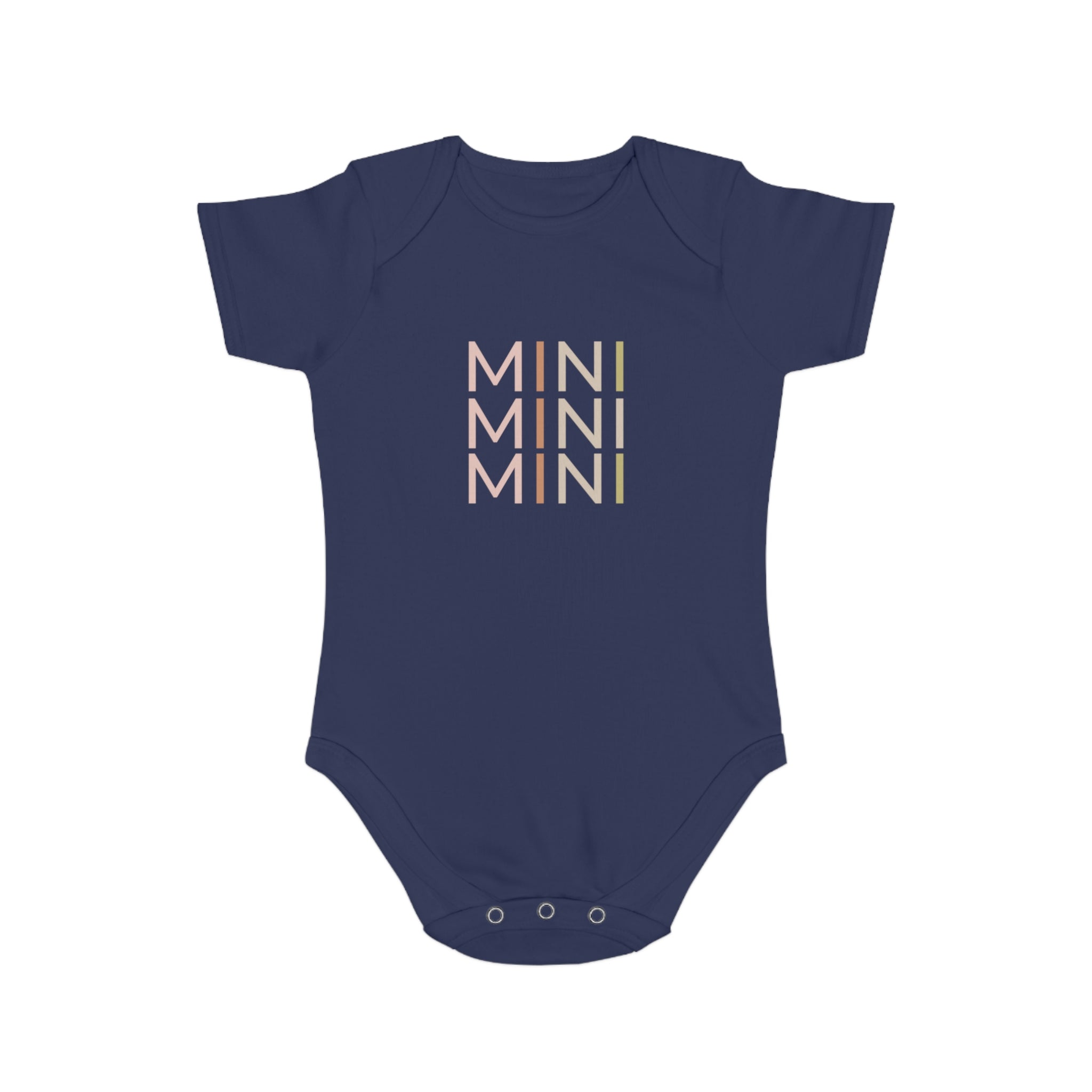 Blue mini mini mini onesie