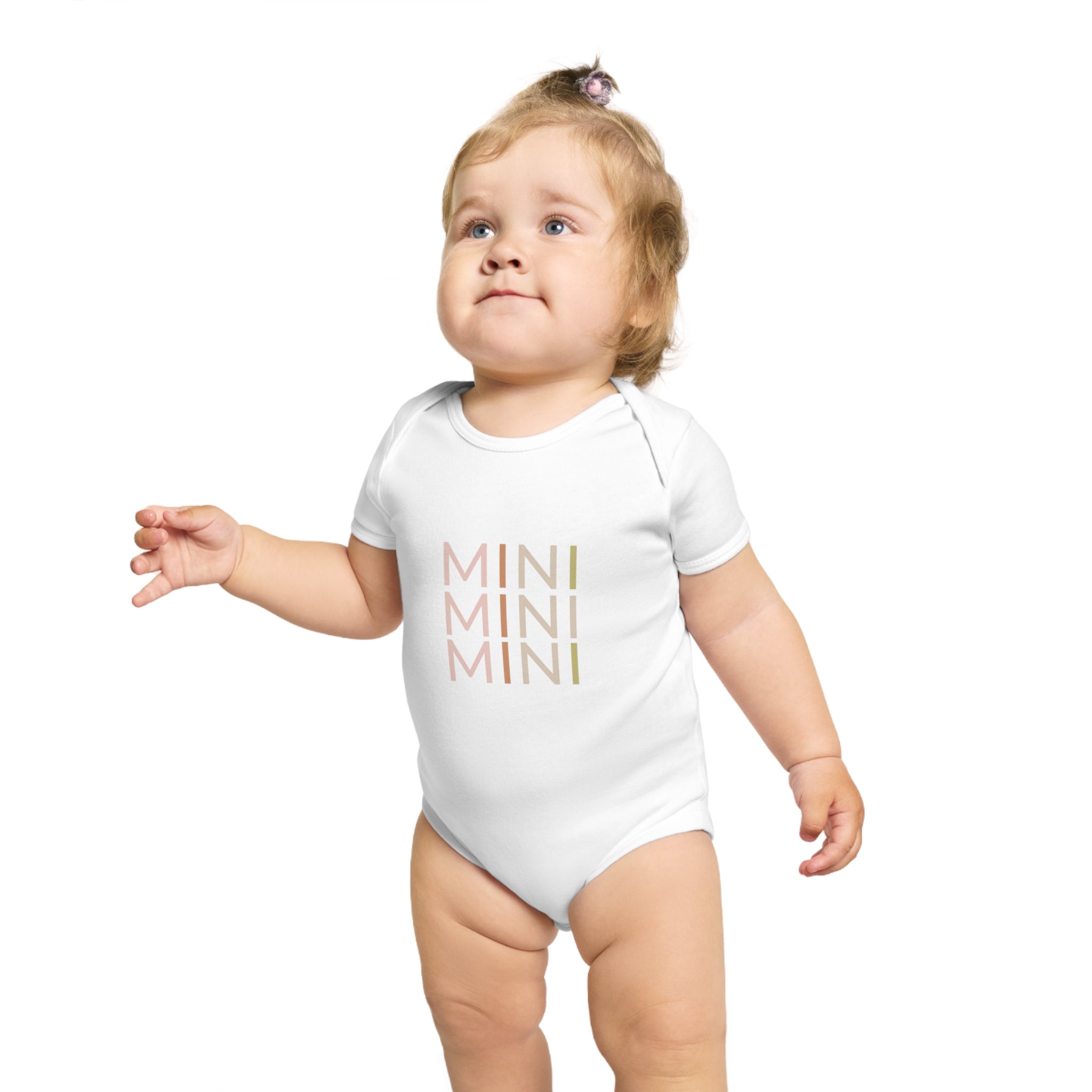 Baby wearing a cute baby onesie