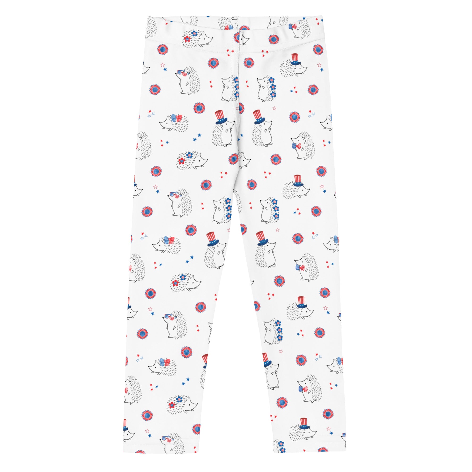 Cute kids leggings with us holidays theme