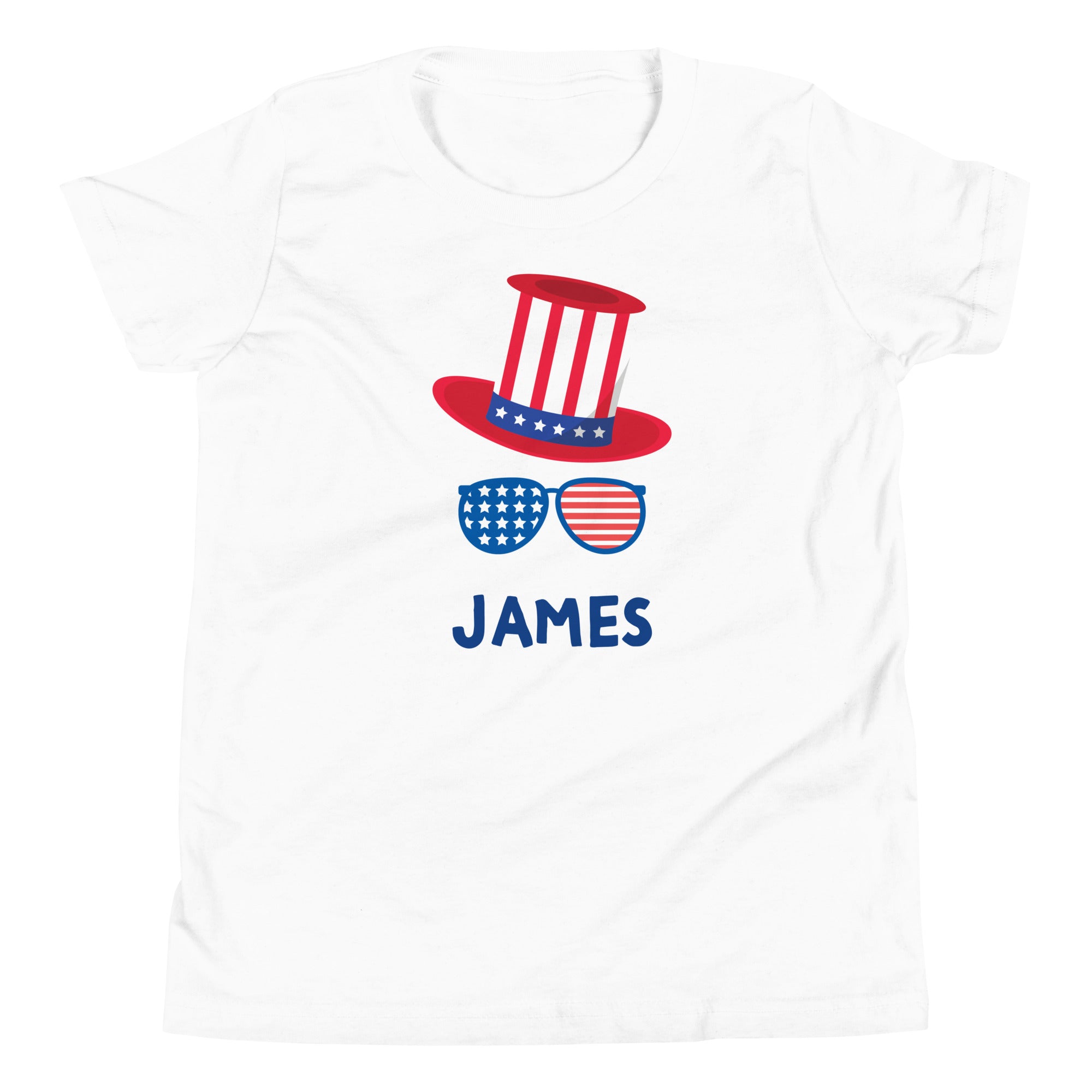 Personalized kid's tee for festive celebration of any US holidays