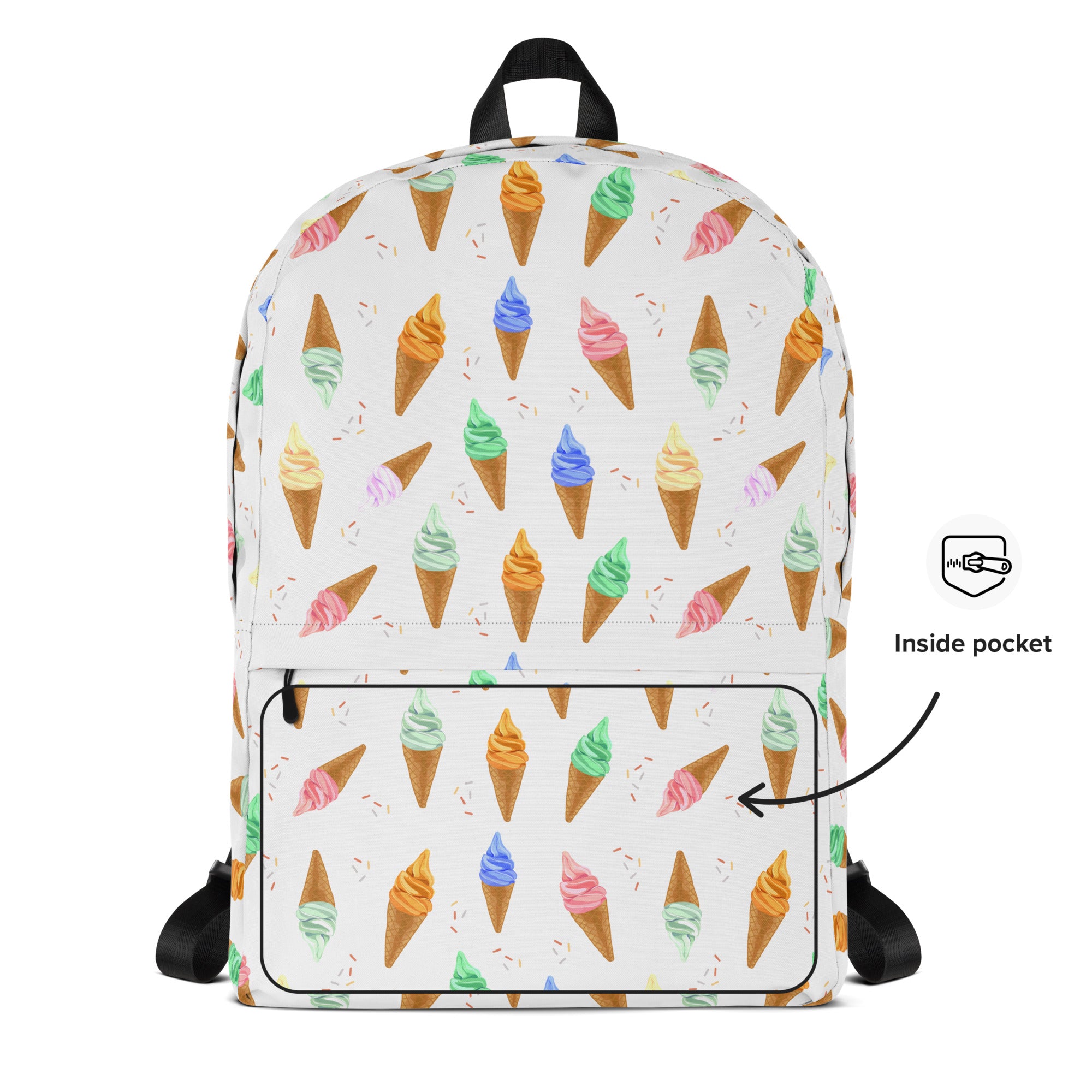 kid's backpack with an inside pocket