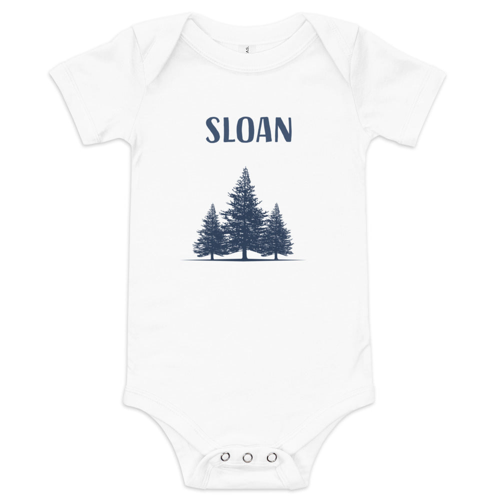 Onesie with forest design