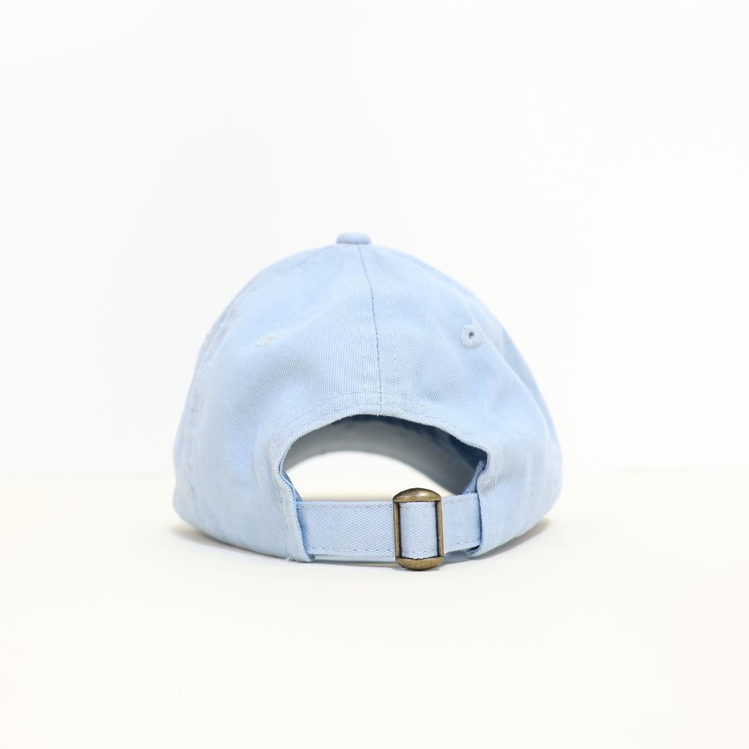 Baby blue kids hat back side