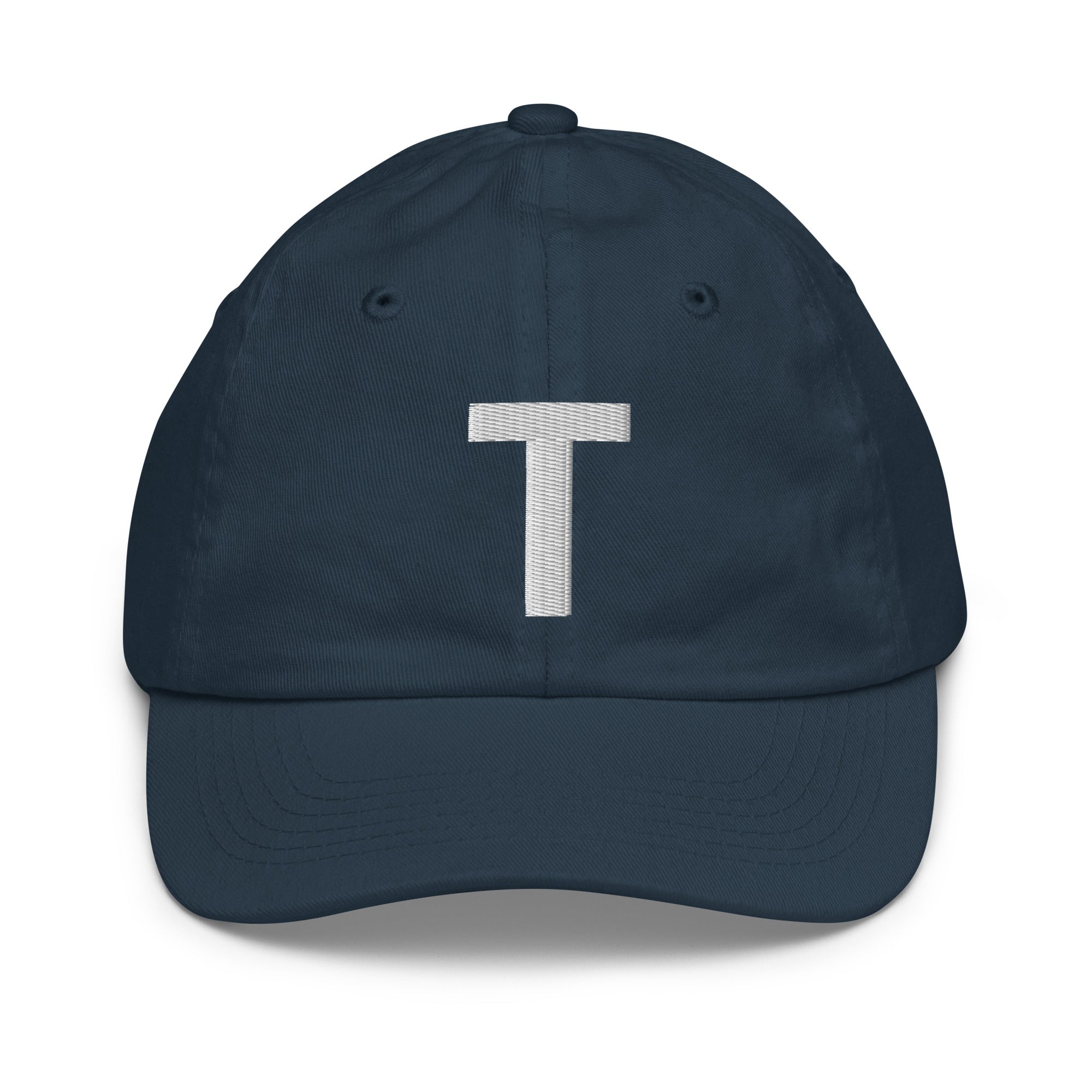 Kid's customizable hat with an initial