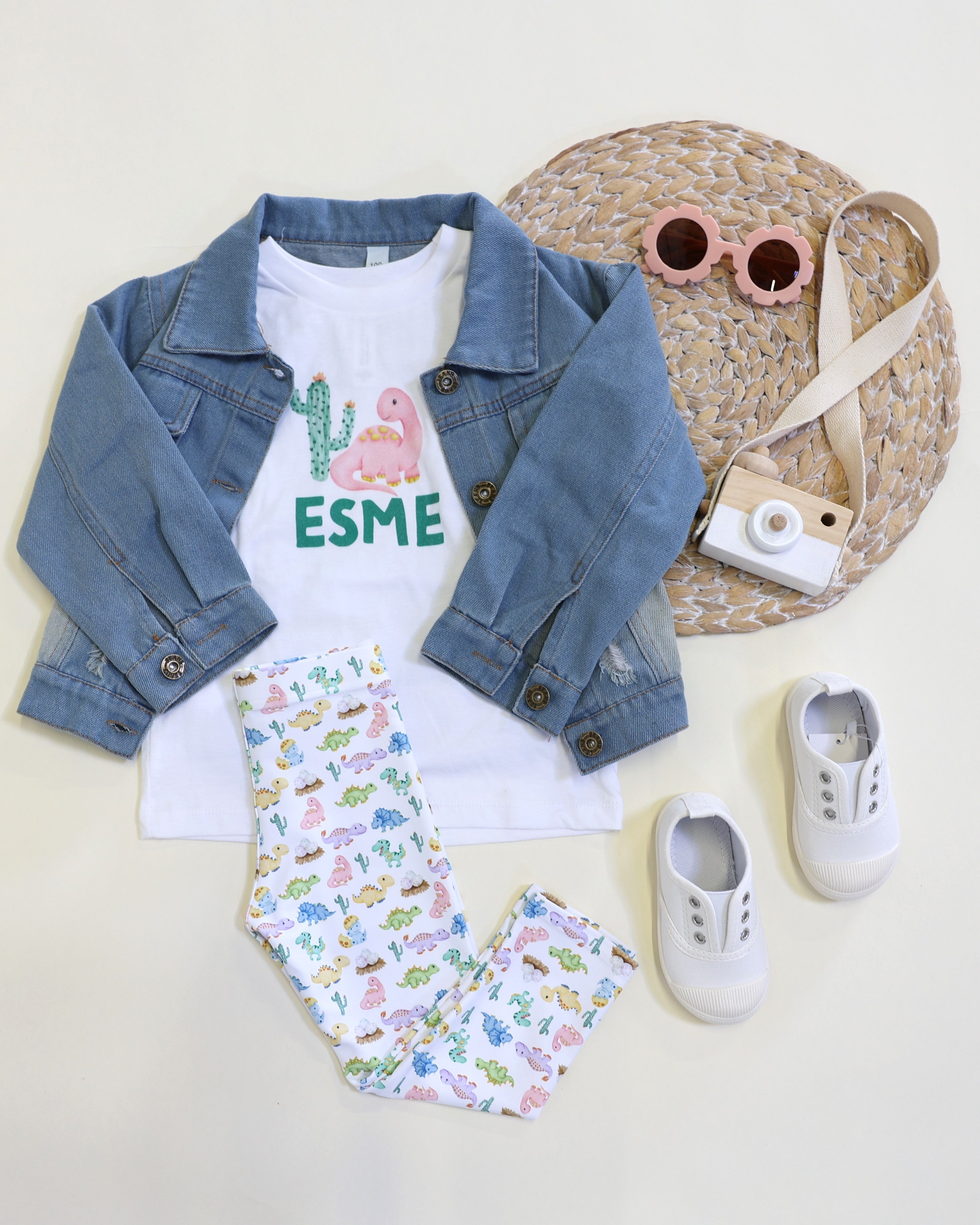 outfits for kids with personalized shirts and leggings