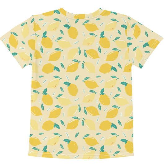 back side of the lemon design shirt