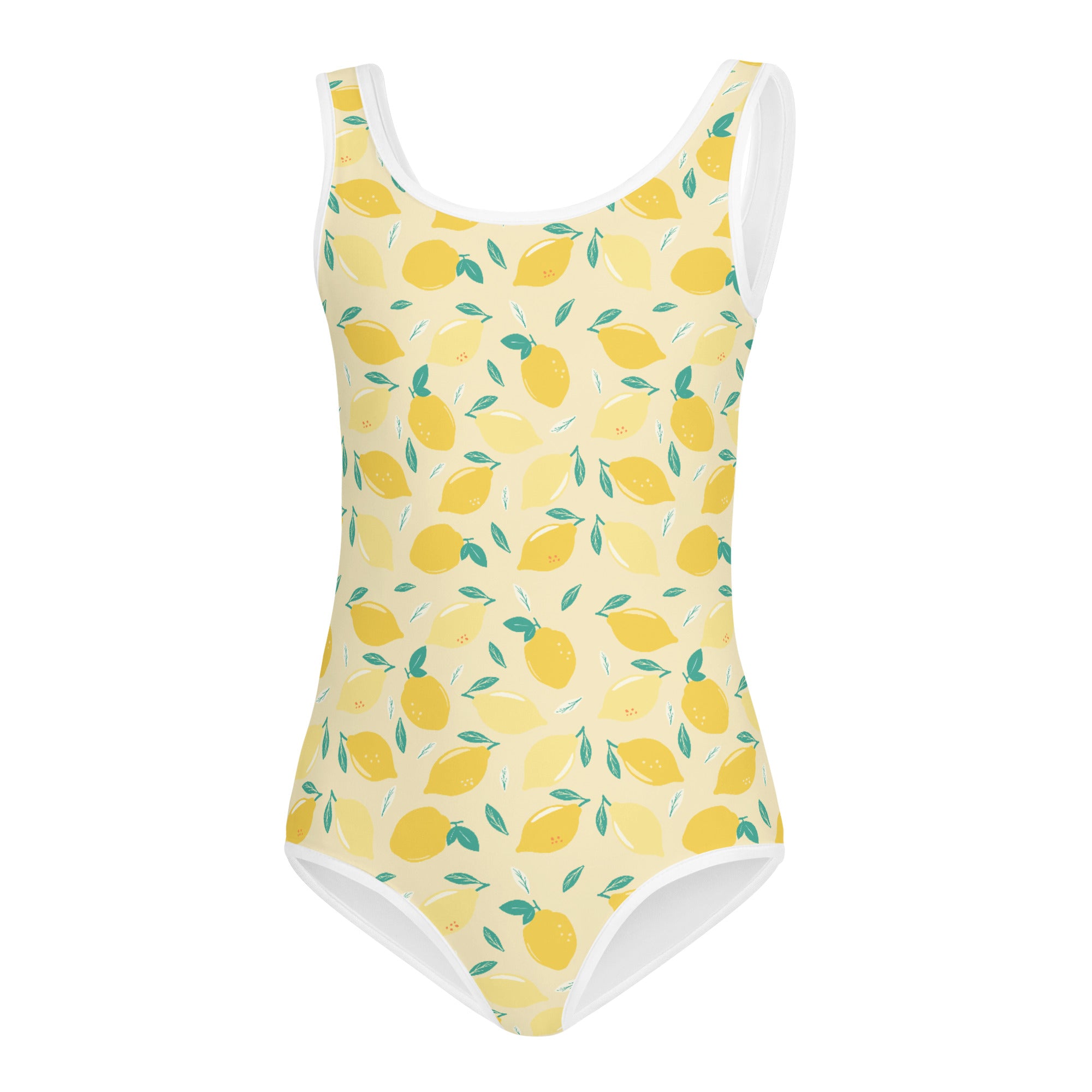 Girls swimsuit with lemons