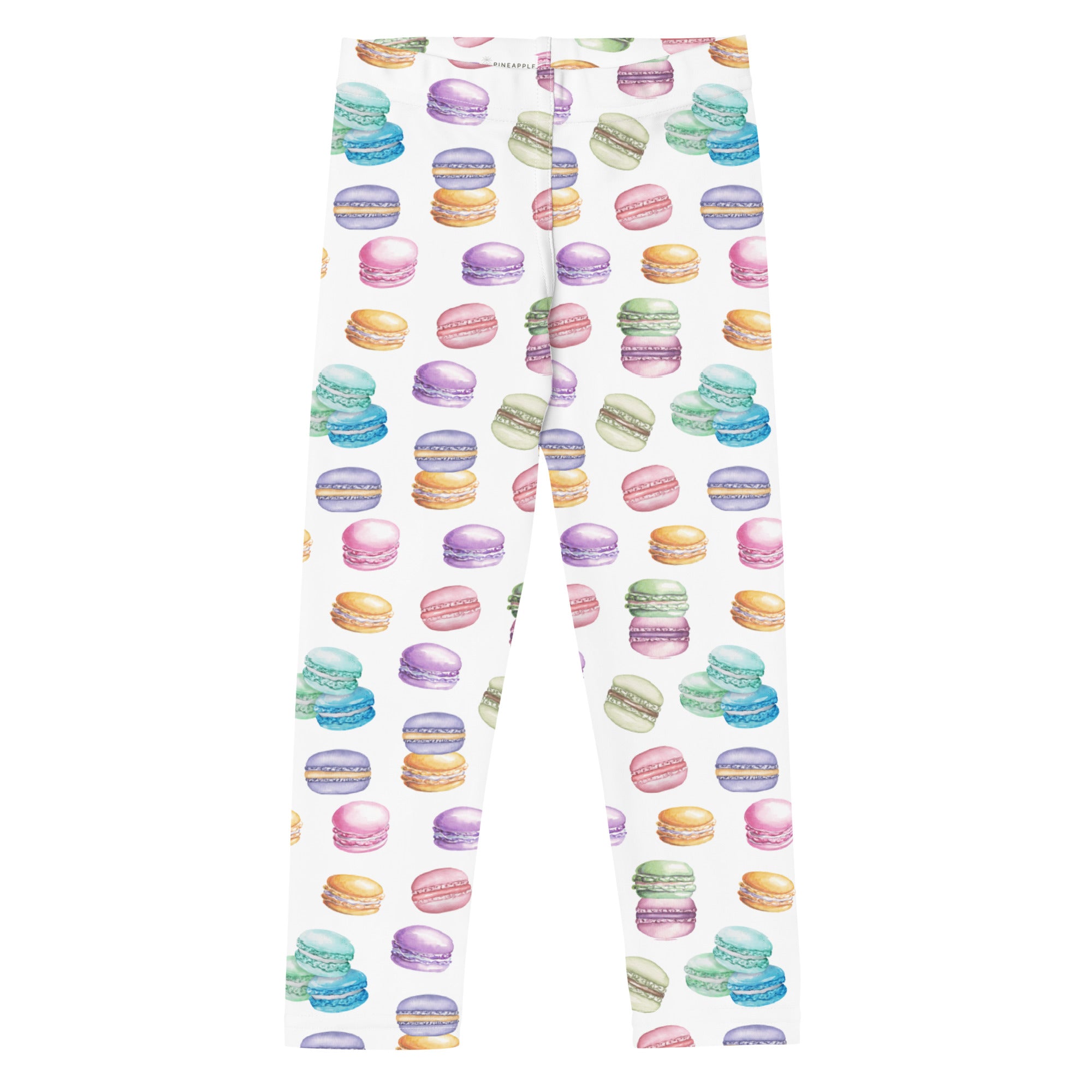 Kids leggings with macarons