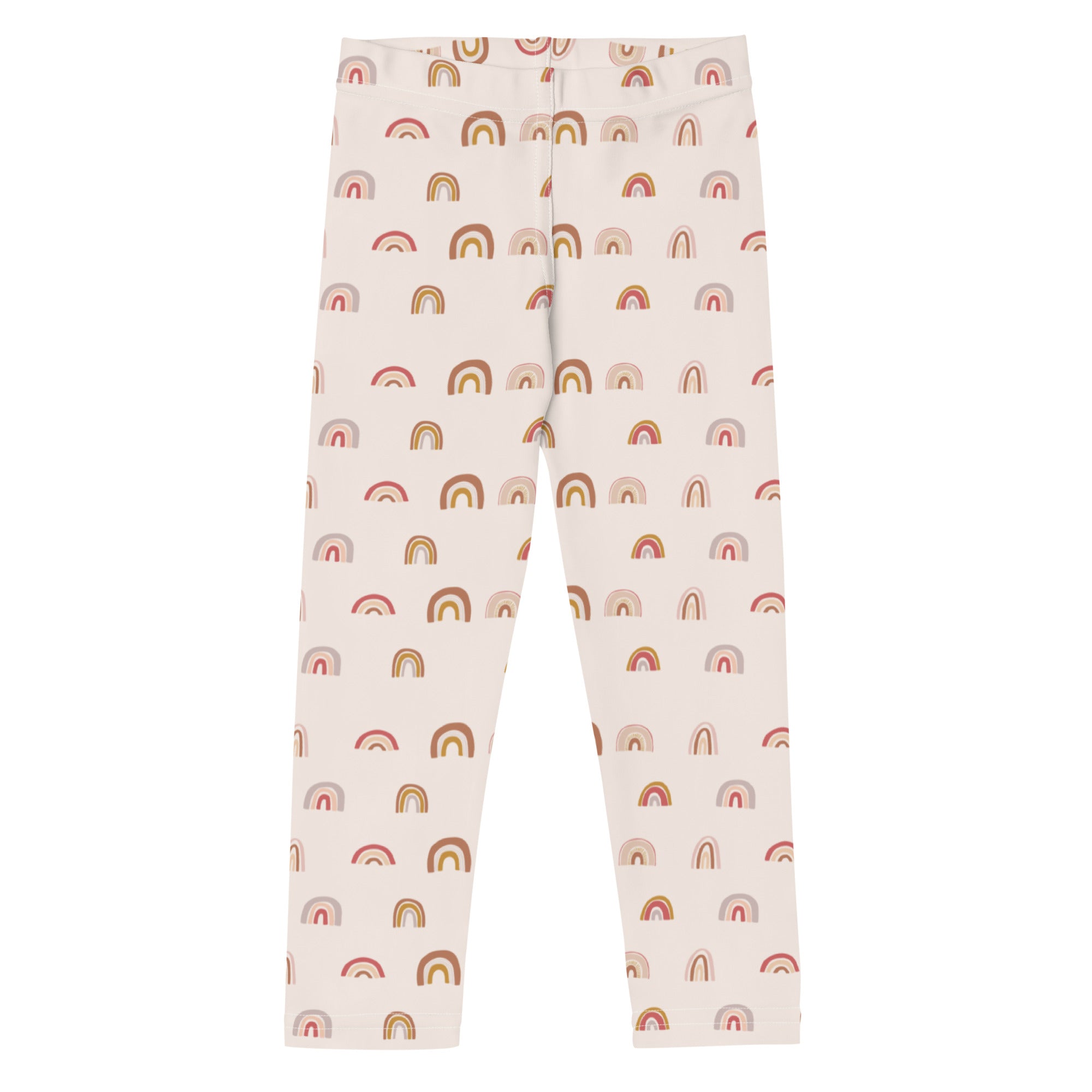 Kids leggings with rainbow design