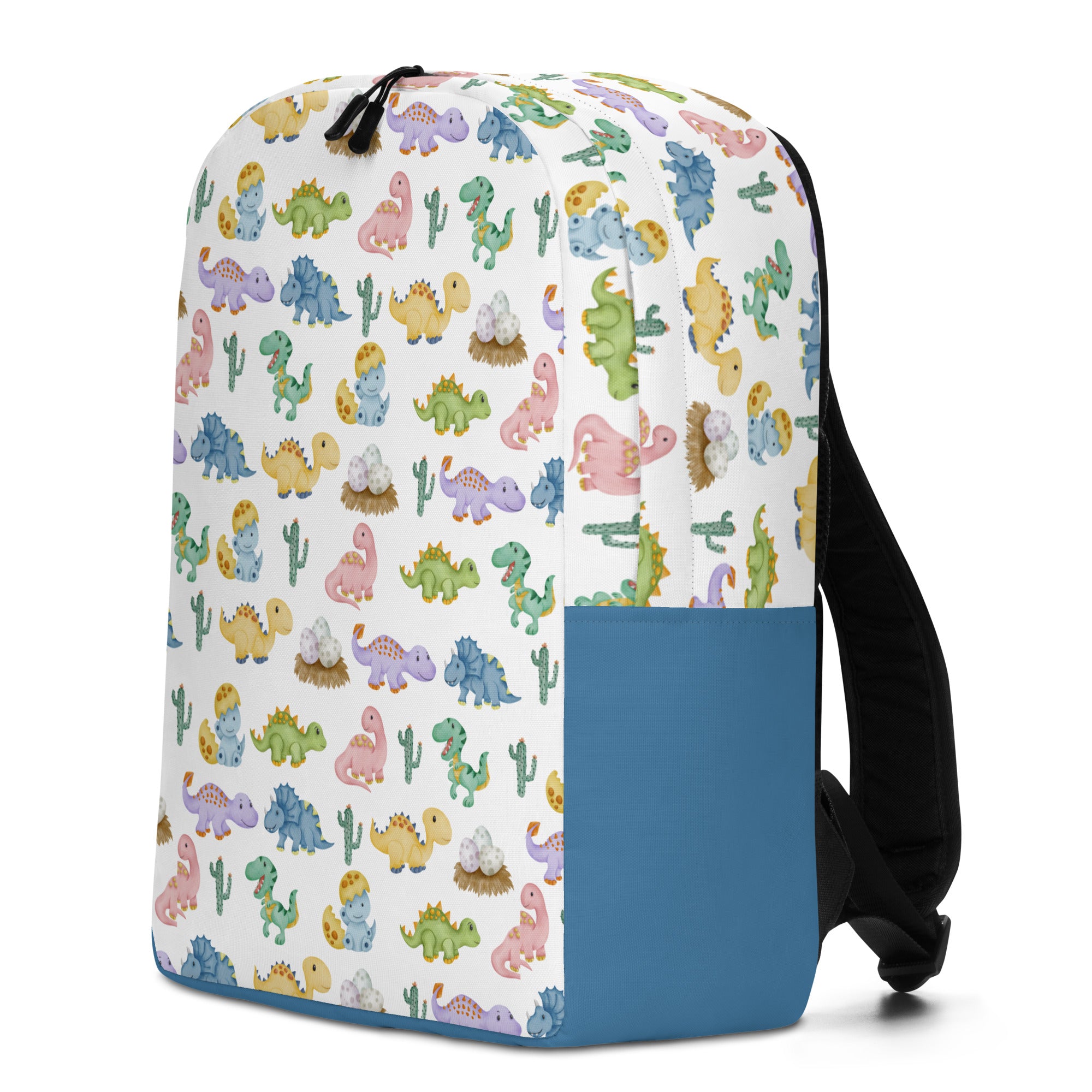 Kids backpack with cute dinos
