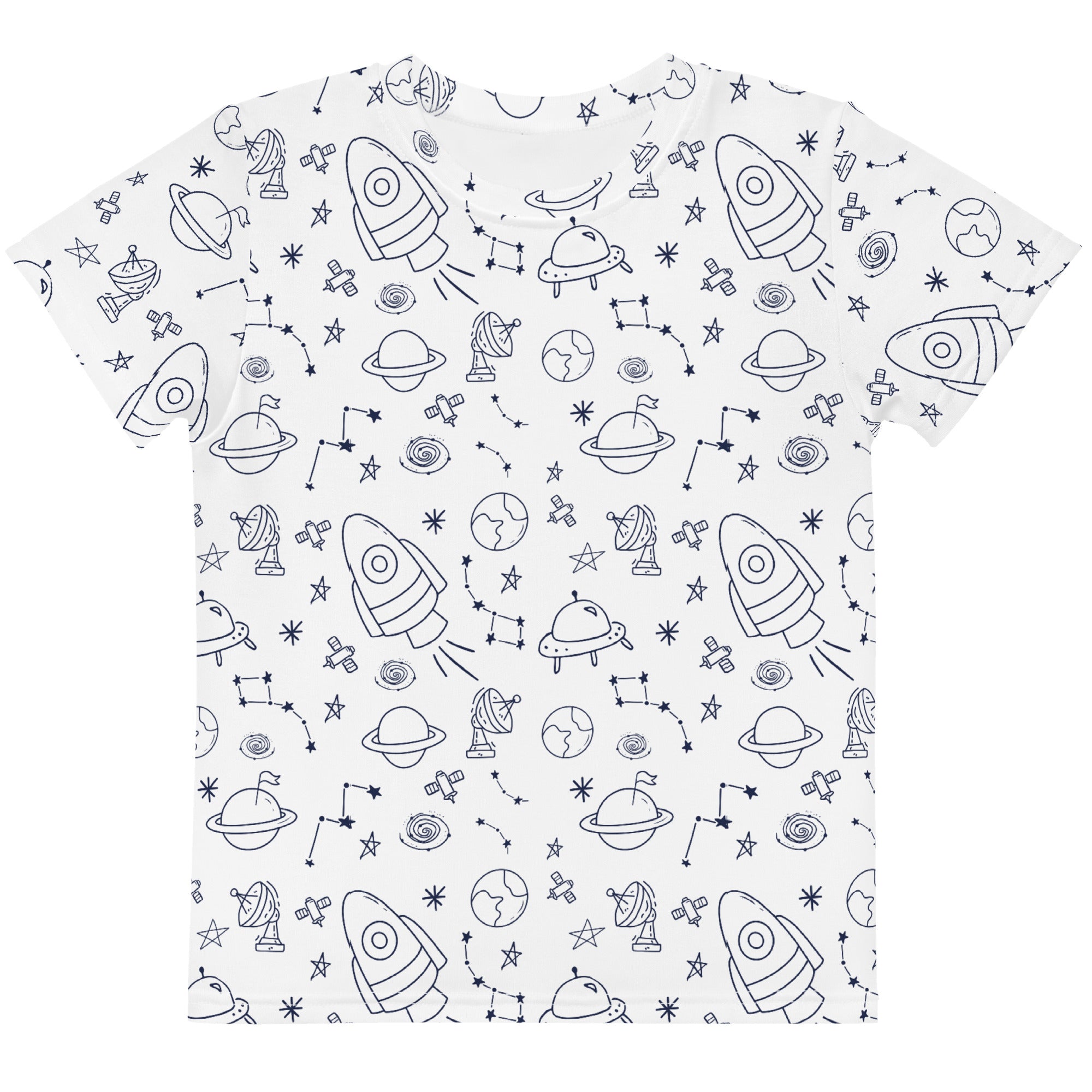 rocket ship tee for kids
