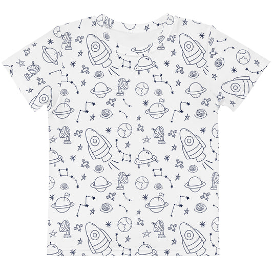 rocket ship tee for kids