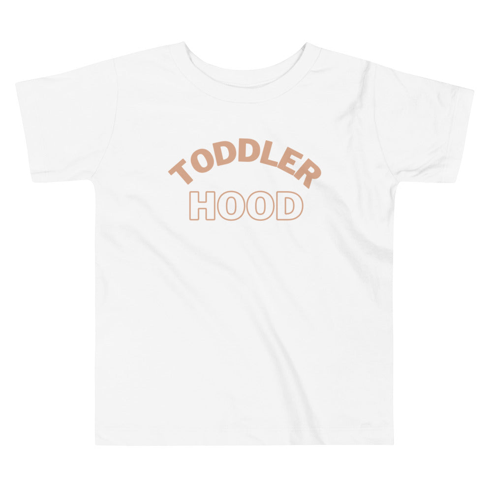 Kids tshirt with toddlerhood text