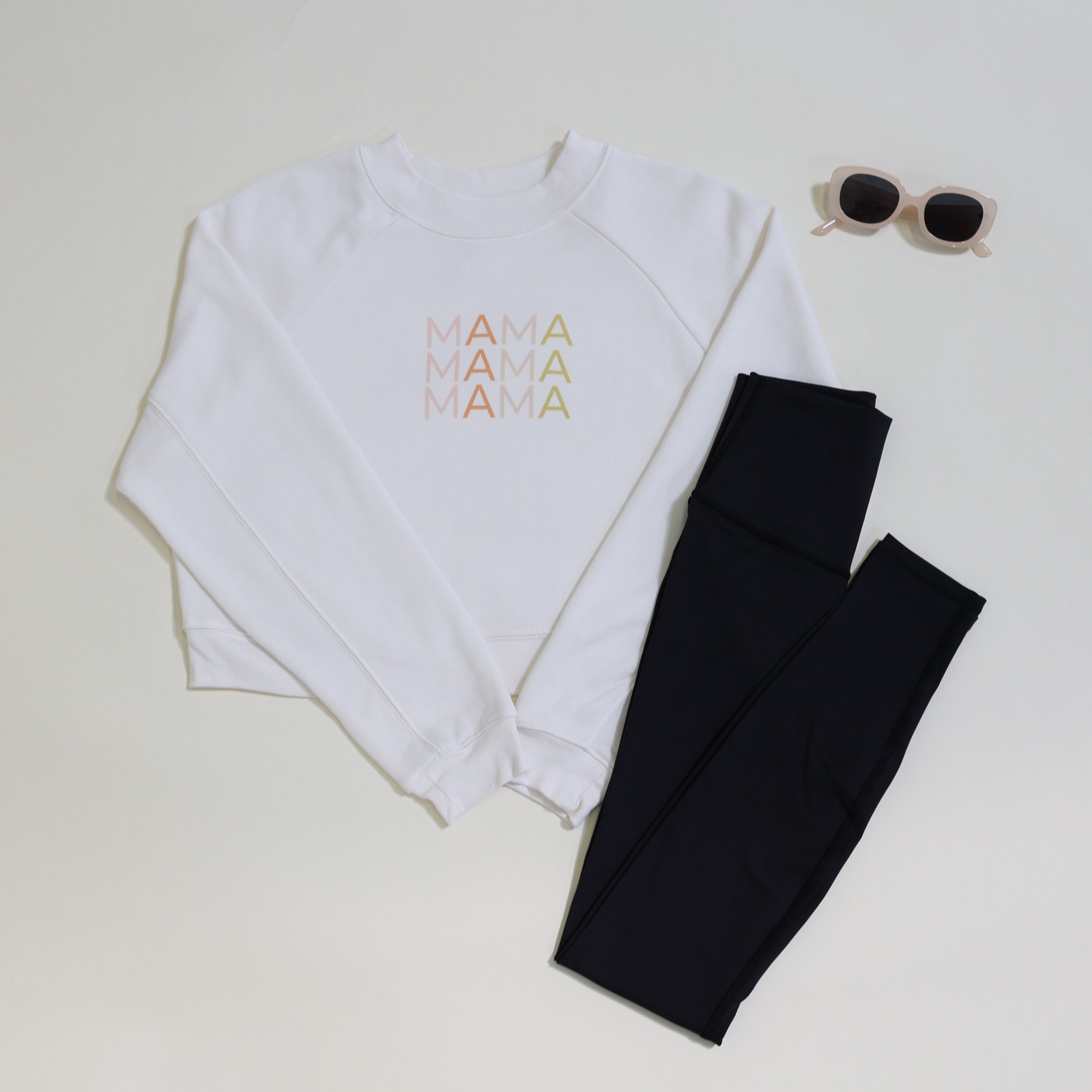 women's sweatshirt with mama print