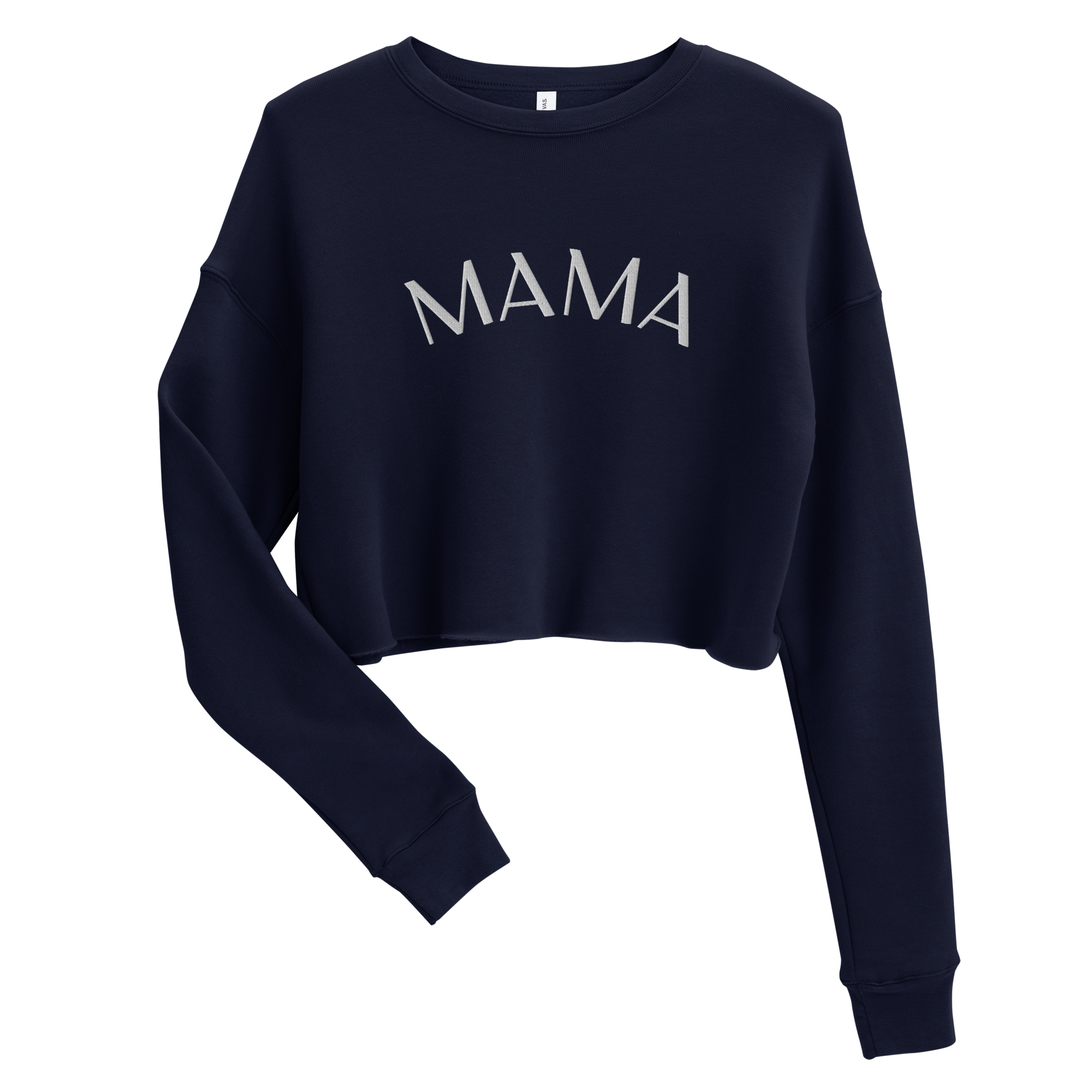 Women sweatshirt in navy with mama print