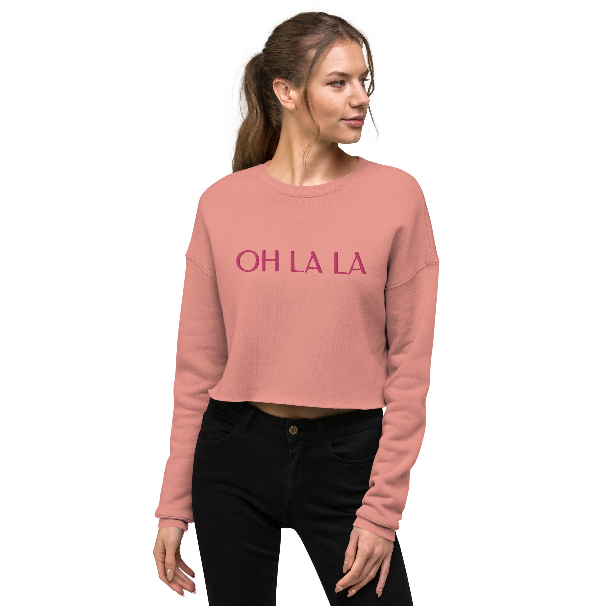 Cute mauve sweatshirt for women