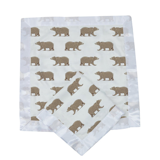 Kids security blanket with cute bears