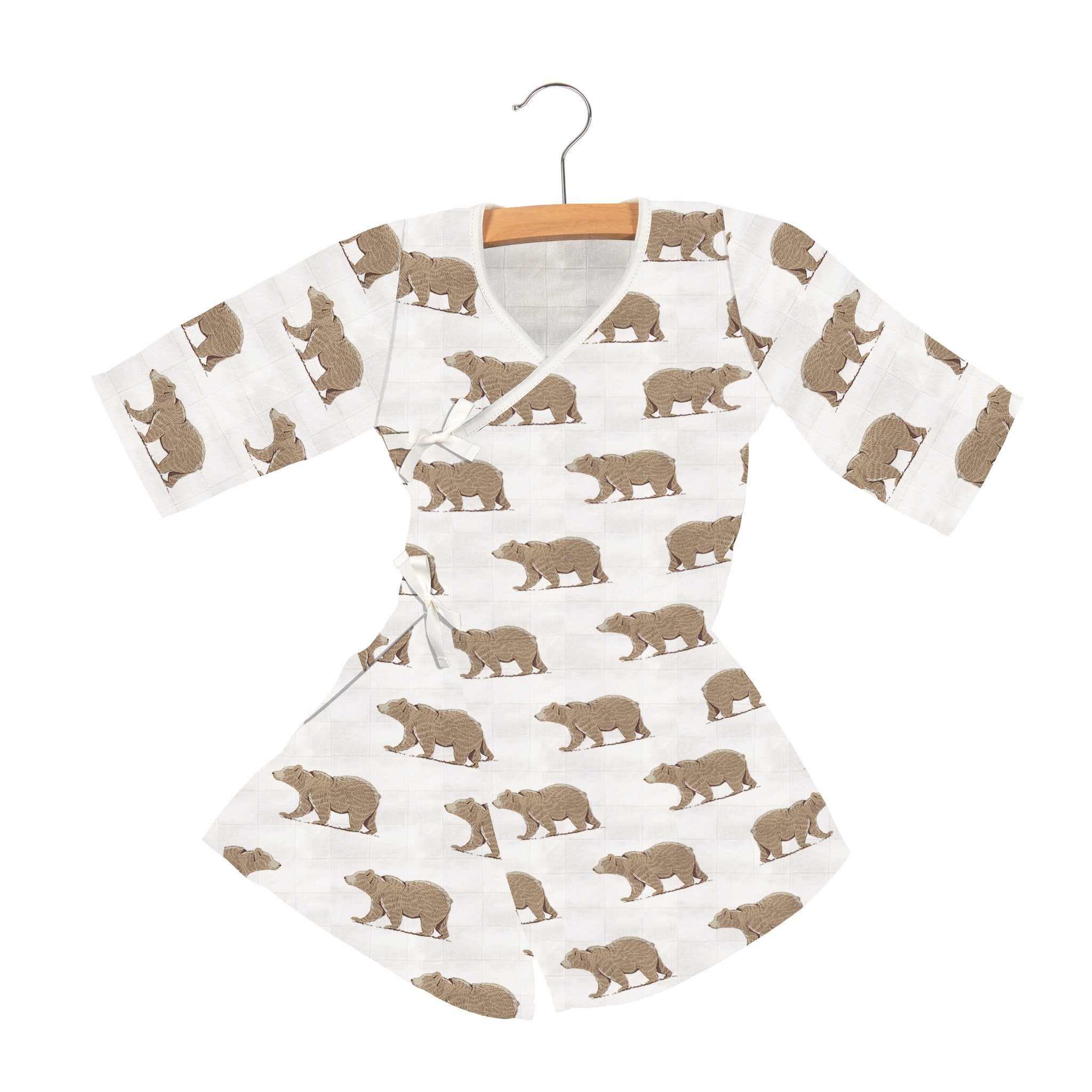 Mini wrap dress for babies