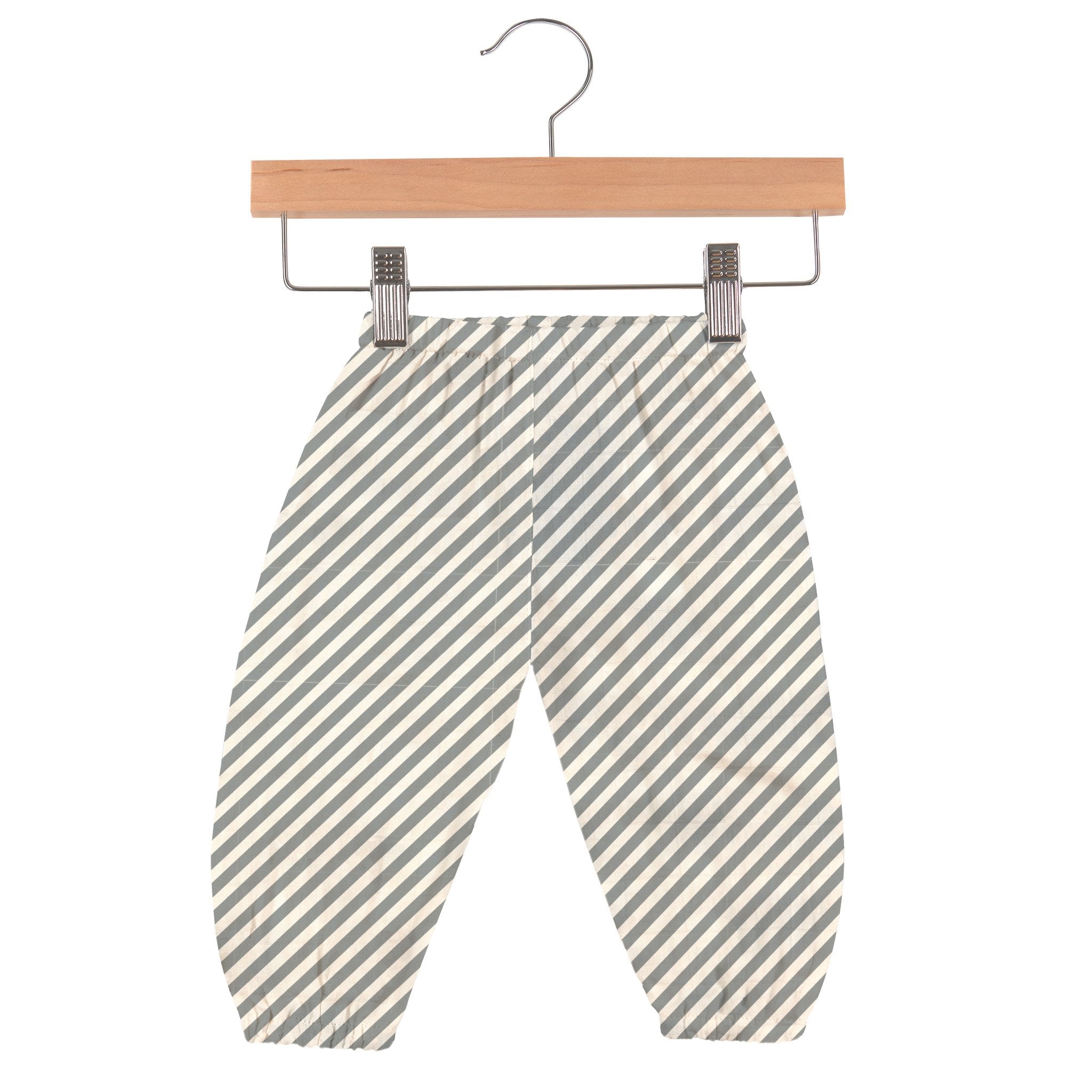 Bamboo pants for kids with stripes