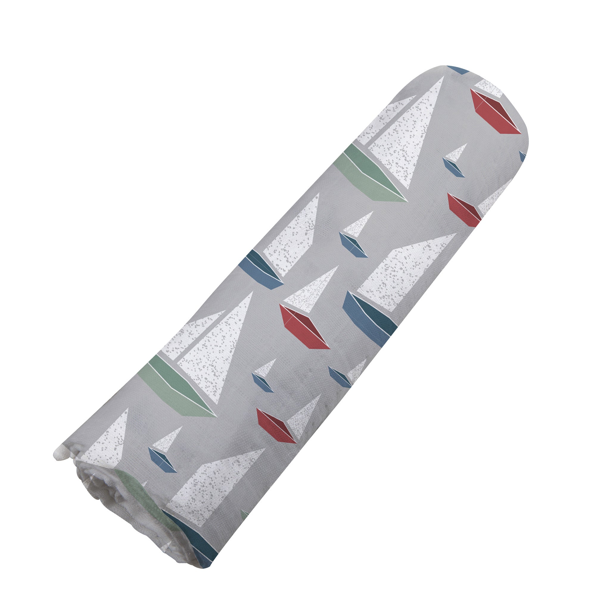 Baby swaddle with boats