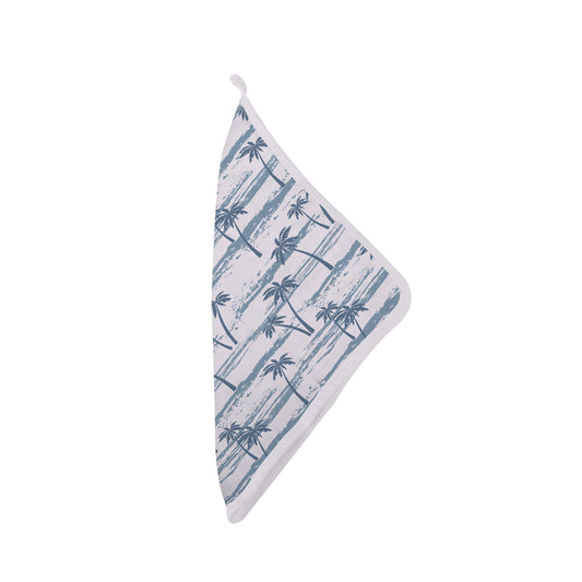 bamboo washcloth with palm trees
