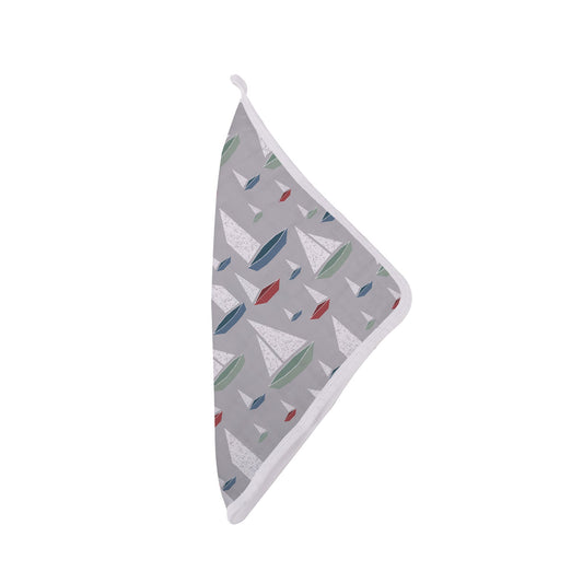 Bamboo washcloth with boats