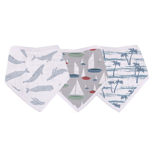 Set of 3 baby bandana bibs
