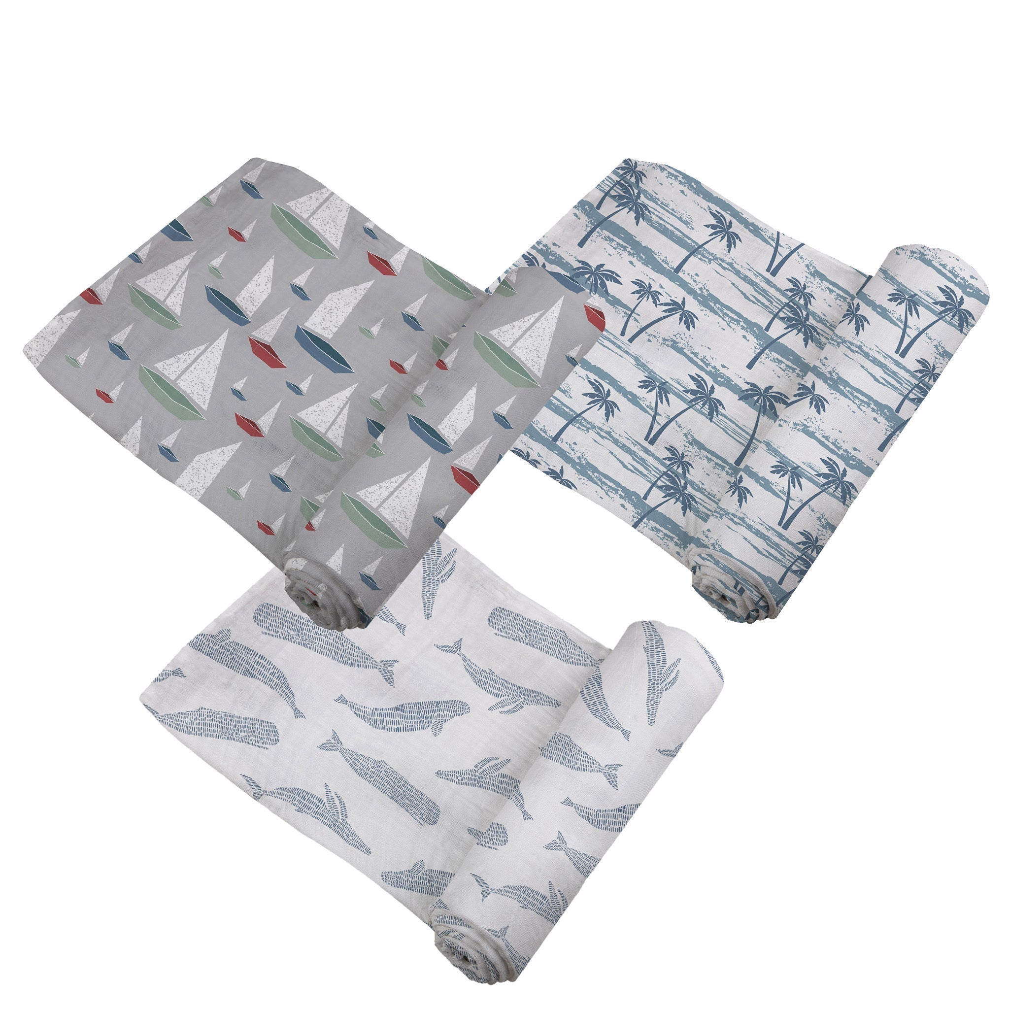Set of 3 baby swaddles
