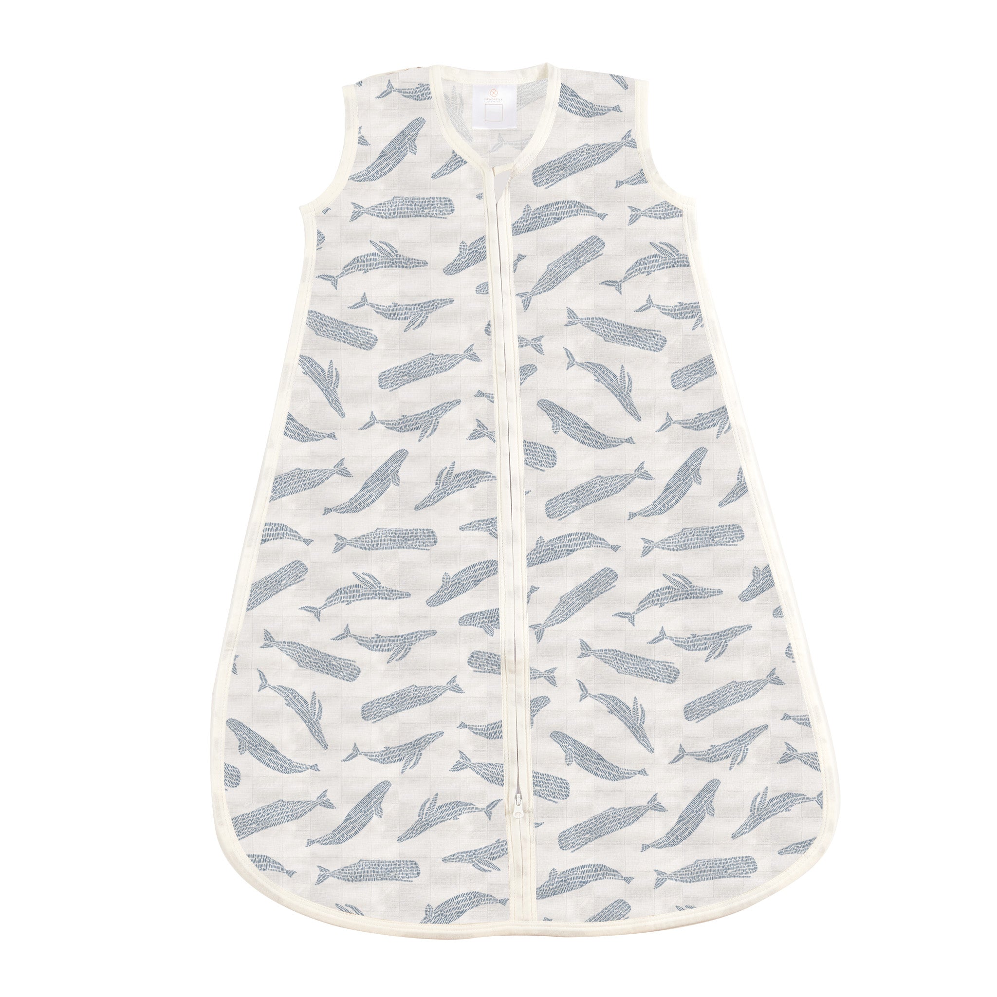 Sleep sack for infants with whales