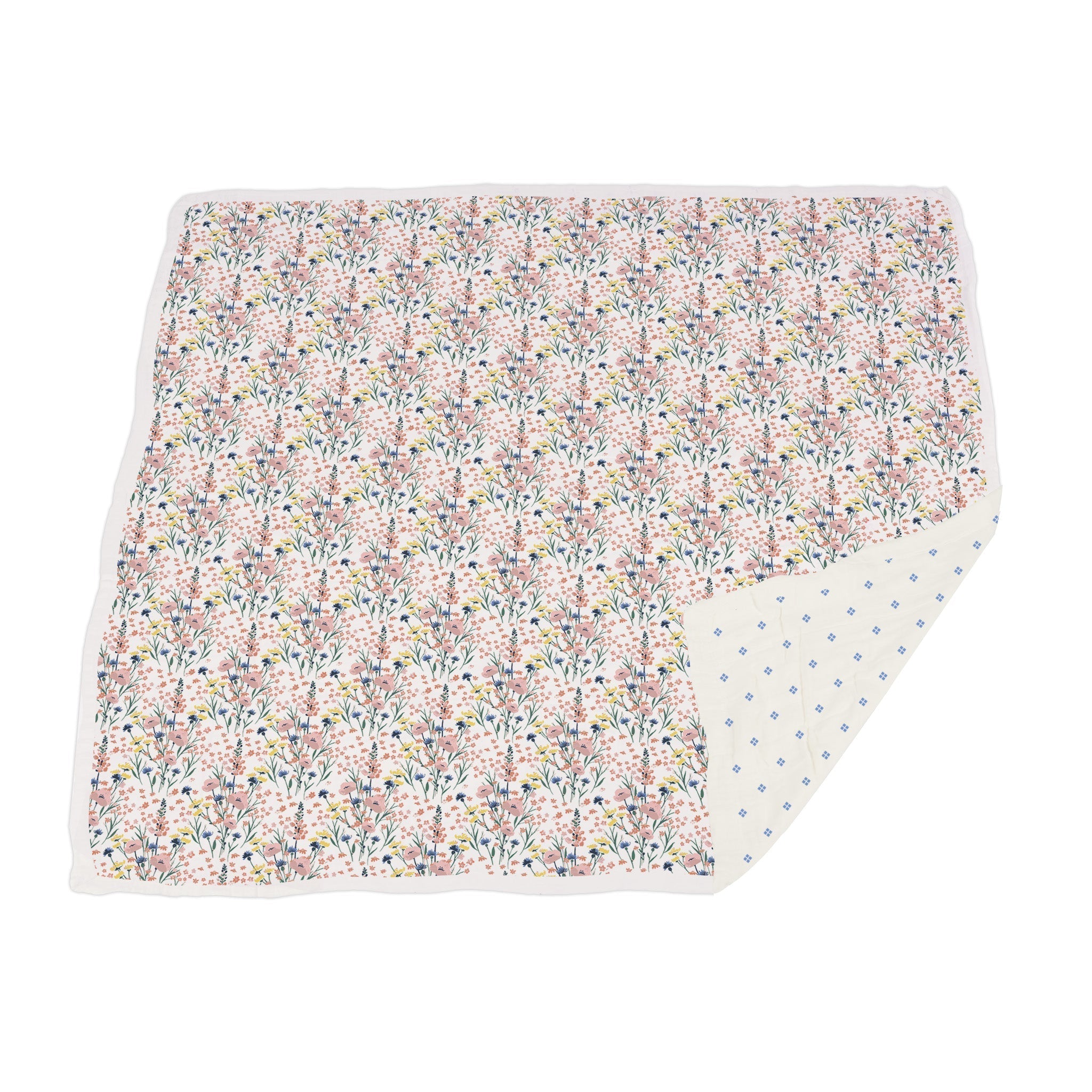 Baby blanket with flowers