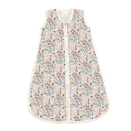 Baby sleep sack with beautiful wildflowers