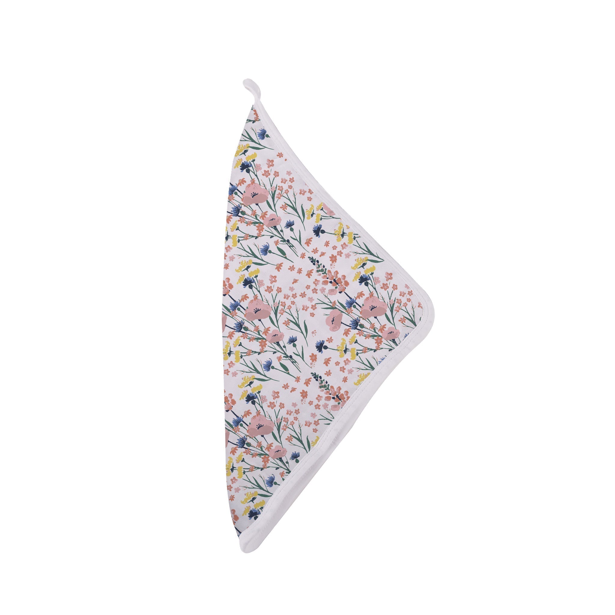 Washcloth with wildflowers for babies